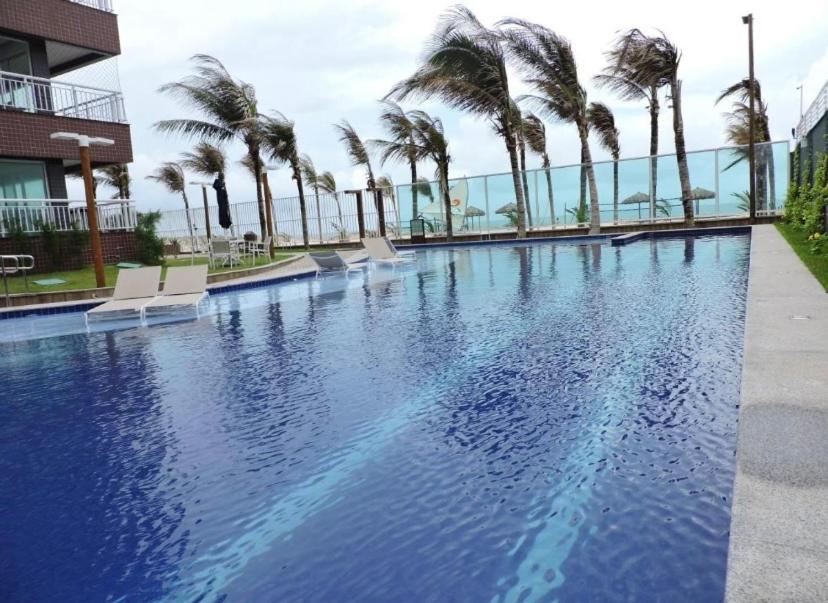 Apto Vista Mar E Pe Na Areia No Beach Way A 300M Do Beach Park Aquiraz Exterior foto